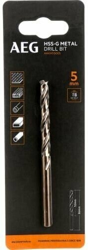 фото Сверло HSS-G AEG 1шт.5mm AAKHSSG05 4932479310