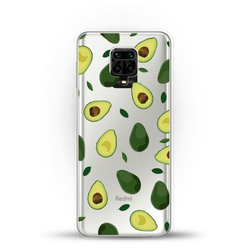 фото Силиконовый чехол узор из авокадо на xiaomi redmi note 9 pro andy & paul