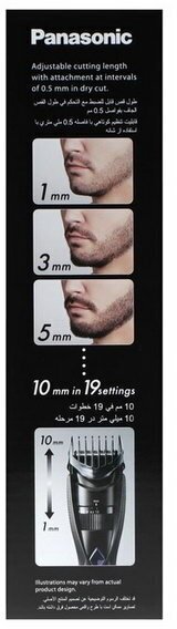 Триммер для волос ER-GB37-K451, 1-10 мм, АКБ
