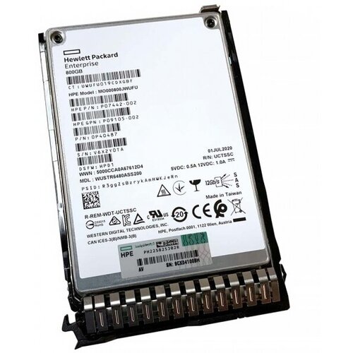 Жесткий диск HP 873355-B21 800Gb SAS 25 SSD 11022500₽