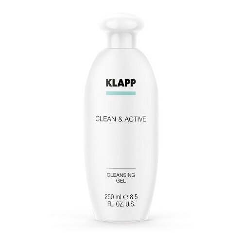 KLAPP Очищающий гель для лица Clean & Active Cleansing Gel, 250 мл