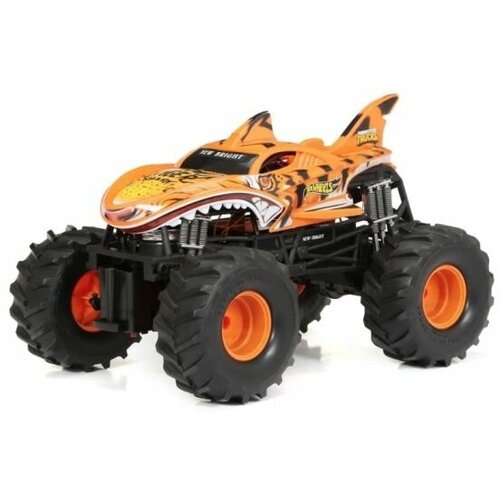 Машина РУ 1:14 Tiger Shark Monster Truck Оранжевая 61460U