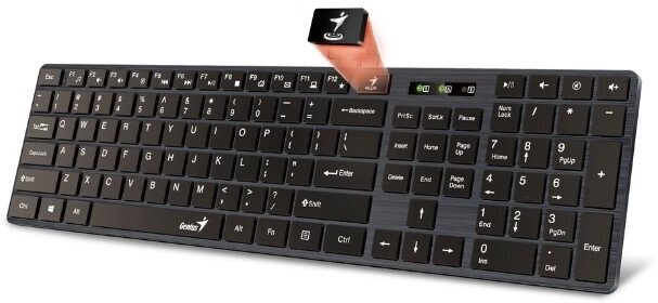 Клавиатура Genius SlimStar126 Black USB [31310017402/31310017417] .