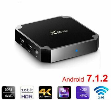 Андроид смарт тв приставка (Android TV Box) X96 mini 1gb/8gb