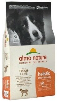 Almo Nature Medium&Lamb Для Взрослых собак с Ягненком (12 кг)