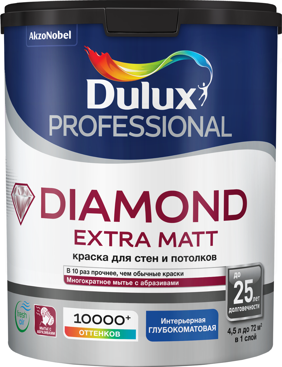  DULUX PROFESSIONAL DIAMOND EXTRA MATT BW  4,5  (NEW)