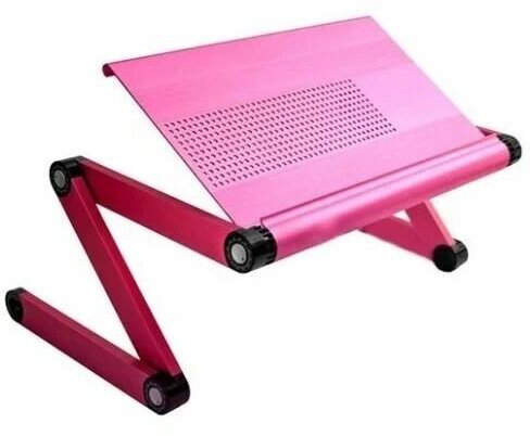 Стол трансформер для ноутбука с охлаждением T6 - Подставка трансформер для ноутбука складная с вентиляторами