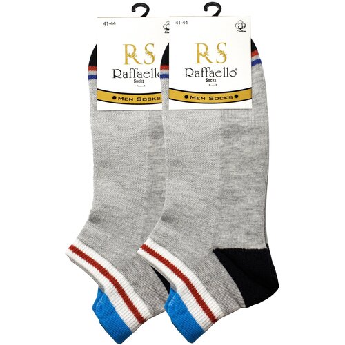 Носки Raffaello Socks, 2 пары, размер 41-44, серый носки raffaello socks 2 пары размер 41 44 белый