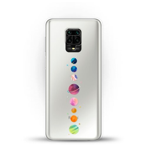 фото Силиконовый чехол планеты на xiaomi redmi note 9s andy & paul