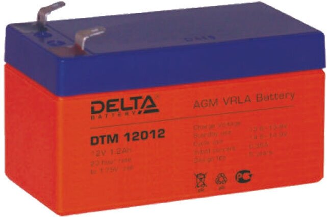 Аккумуляторная батарея для ИБП Delta DT , 6V, 1.2Ah - фото №6