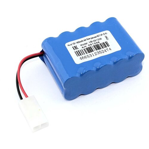 Аккумулятор Ni-cd 12V 1400mAh AA Row разъем KET-2P (5+5)