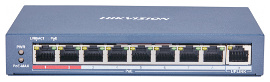 Коммутатор Hikvision DS-3E0109P-E(C)