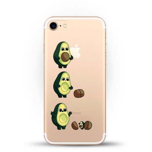 фото Силиконовый чехол авокадо из авокадо на apple iphone se (2020) andy & paul