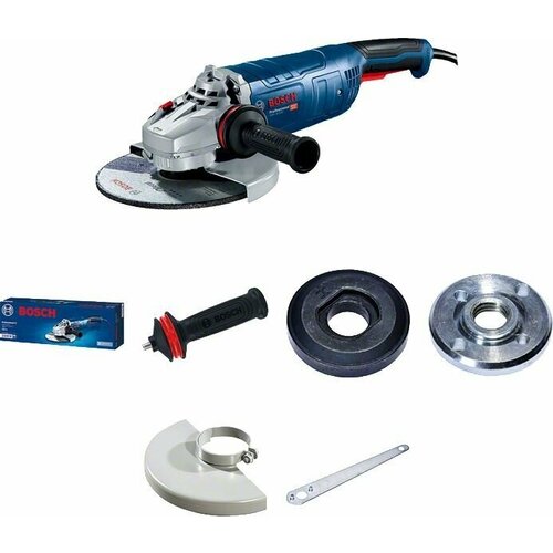 Угловая шлифмашина Bosch GWS 24-180 (0.601.8C2.000) угловая шлифмашина bosch gws 2200 06018c10r0