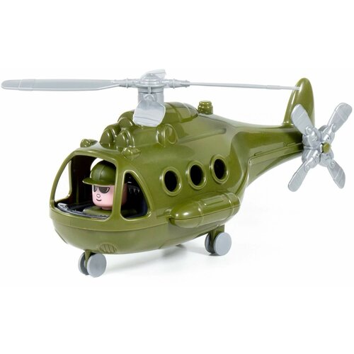 Вертолёт полесье военный Альфа, в сеточке вертолеты и самолеты полесье вертолёт военный альфа 9х16 5х15 5 см