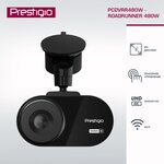 Видеорегистратор Prestigio RoadRunner 4K PCDVRR480W, 3' WQHD 3840x2160, c WI-FI, мобильным приложением, ночной съёмкой, суперконденсатором - изображение