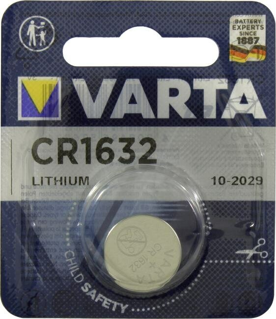 Батарейка Varta CR 1632 Bli 1 Lithium (6632101401) - фото №2