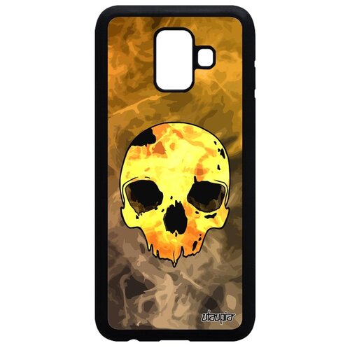 фото Чехол для galaxy a6 2018, "череп" кость skull utaupia