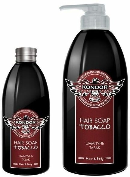 Шампунь Kondor Hair & Body Hair Soap Tobacco, 300 мл