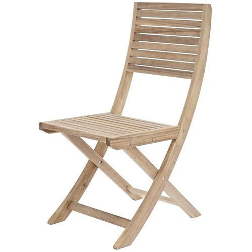 Стул садовый складной 42х42х91 см акация светло-коричневый 12800₽