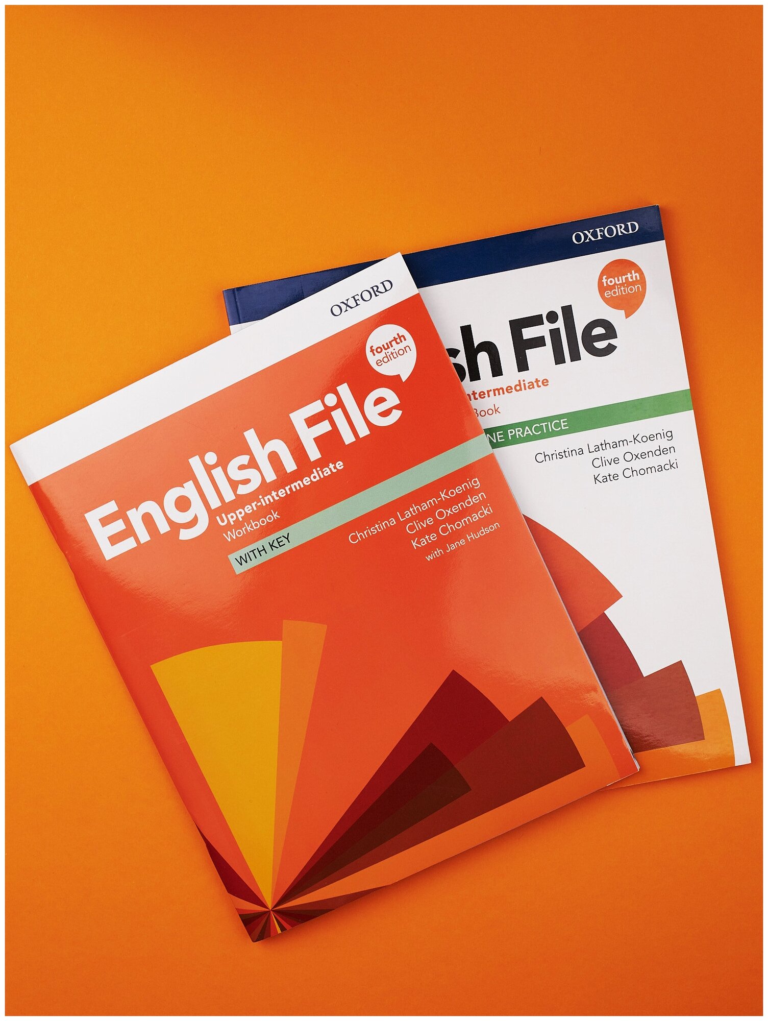 Книга English File Upper Intermediate 4 издание Комплект Student's book + Workbook для изучения английского языка