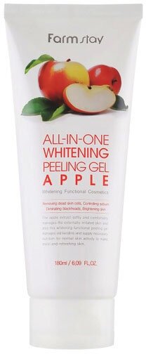 FarmStay All-In-One Whitening Peeling Gel Apple Отшелушивающий гель с экстрактом яблока 180мл