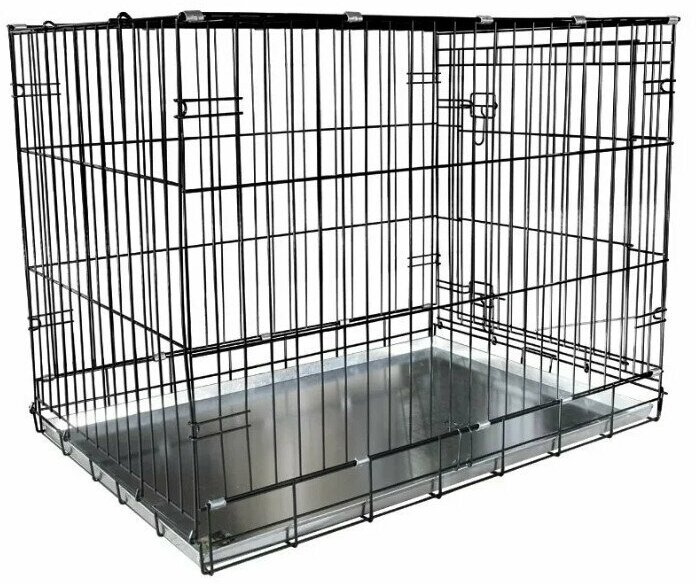 Клетка для собак Triol 30691005 107х70х79.5 см черный/серый