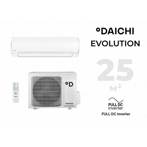 Тепловой насос Daichi Evolution EVO25AVQS1R/EVO25FVS1R