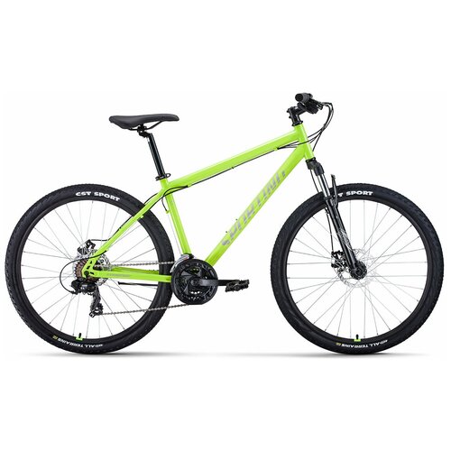 FORWARD SPORTING 27,5 2.2 D (27,5 21 ск. рост. 17) 2022, ярко-зеленый/серебристый, RBK22FW27854 17 велосипед forward sporting 29 2 0 2022 ярко зеленый черный
