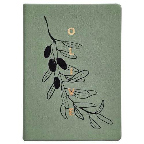 Ежедневник датированный 2024, Infolio, 140х200, 352 стр. Olive I1340/olive