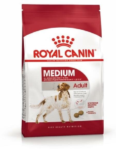 Royal Canin RC Для взрослых собак средних пород (11-25 кг): 1-7лет (Medium Adult 25) 30040300R0 3 кг 33661 (2 шт)