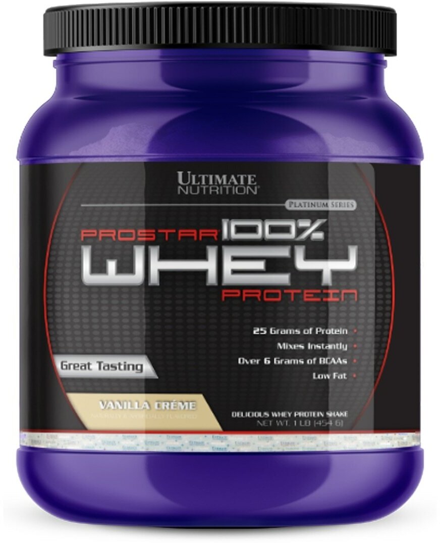 Ultimate Nutrition Prostar 100% Whey Protein, 454 г (Шоколад)