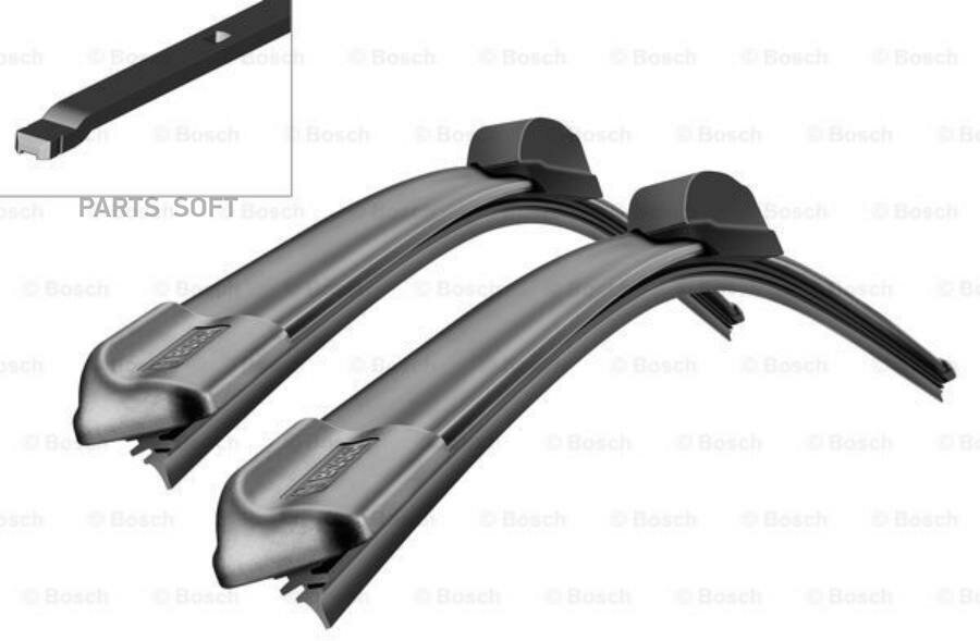 BOSCH 3397014173 Щетки стеклоочистителя бескаркасные Aerotwin 550/475мм крепление Bayonet arm