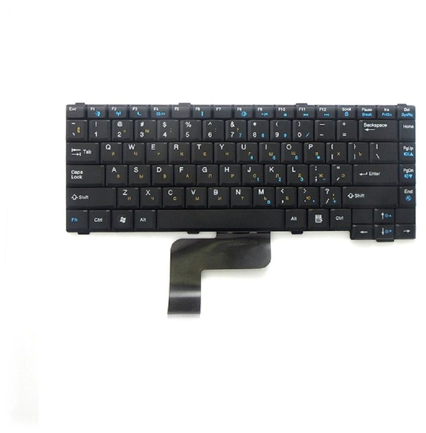 Клавиатура для ноутбука Gateway MX6919 MX6920 MX6930 CX2700 M255. Плоский Enter. Черная без рамки. PN: V030946BS1.