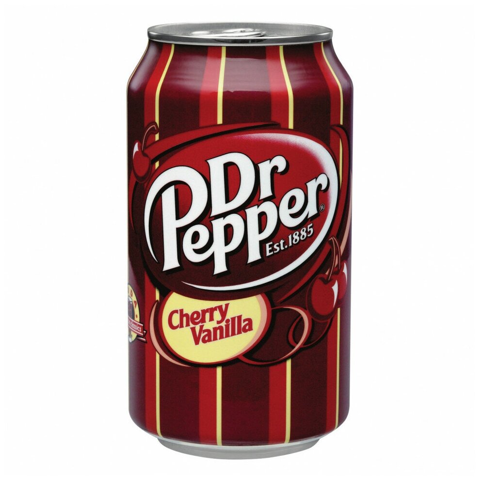 Газированный напиток Dr. Pepper Cherry Vanilla, США, 355 мл