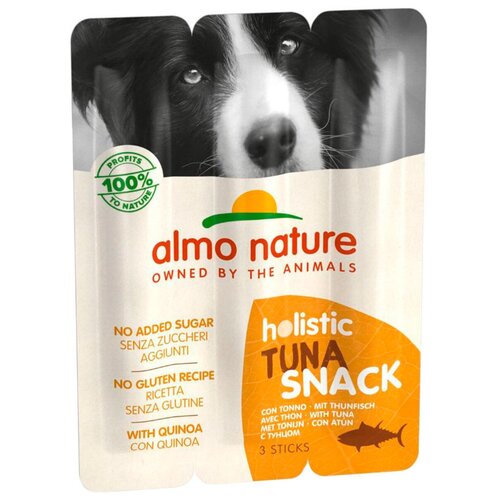 Лакомство для собак Almo Nature Колбаски с тунцом, 30 г