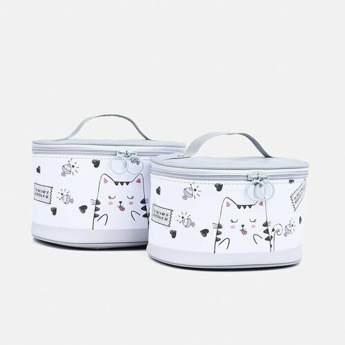 фото Косметичка 14х14, серый нет бренда