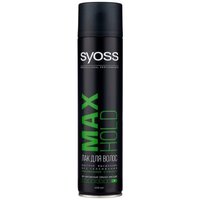 Лак для укладки волос SYOSS Max Hold экстрасильной фиксации, 400 мл