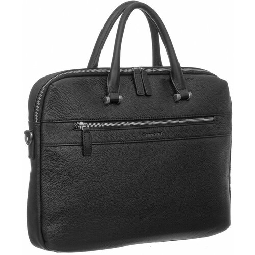 Мужская кожаная бизнес-сумка Bruno Perri L15657/1 черный