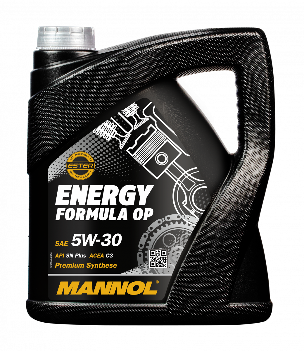 7701 MANNOL ENERGY FORMULA OP 5W-30 4 л. Синтетическое моторное масло 5W30