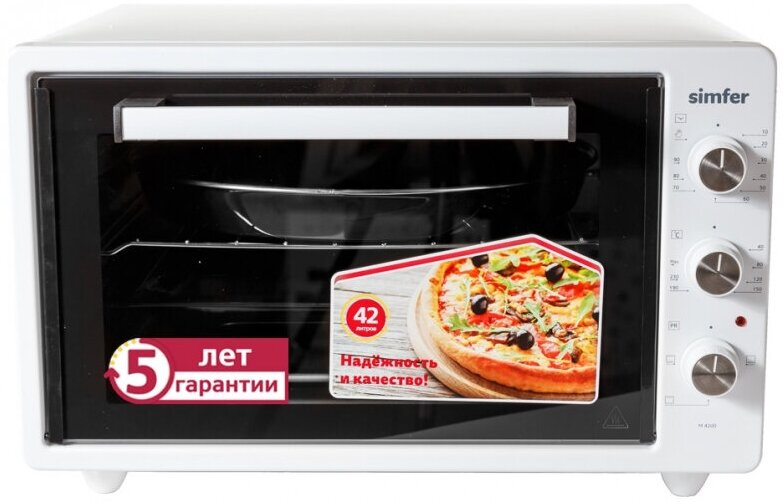 Мини-печь Simfer M4200 серия Albeni Plus, 3 режима работы, 2 противня - фото №18