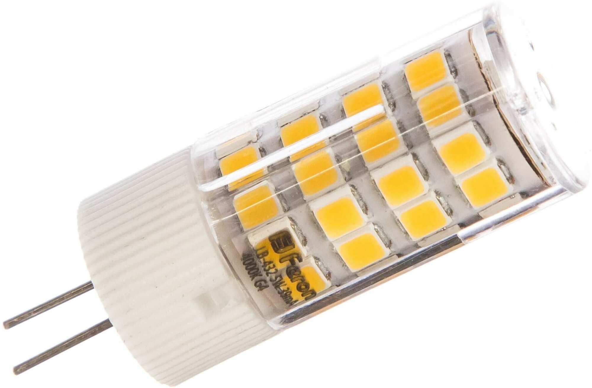 Светодиодная LED лампы Feron 5вт 230в G4 4000K белый капсульная (LB-432) 25861