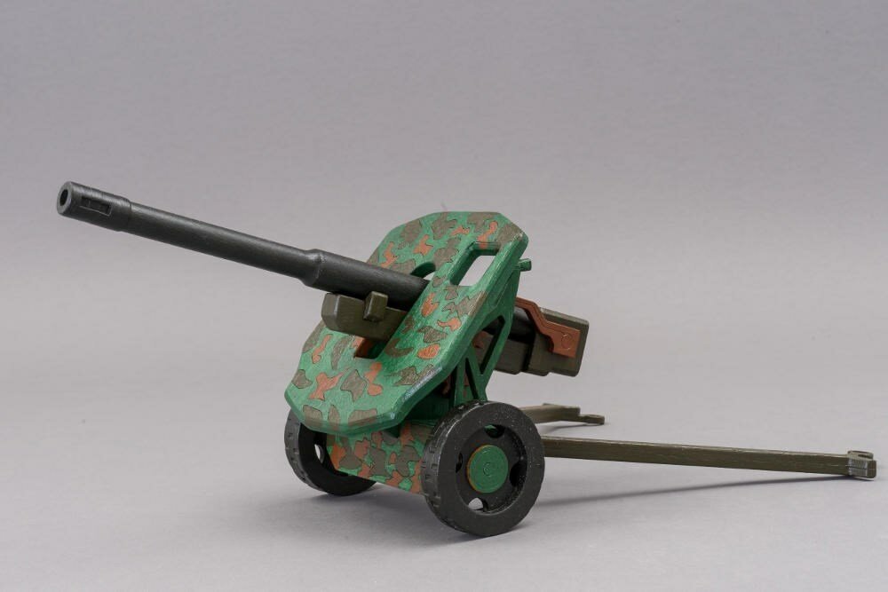 Сборная деревянная модель Артиллерийская пушка MIST (TARG)