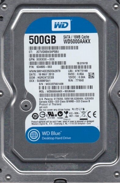 Жесткий диск HP 639709-001 500Gb SATAIII 3,5" HDD