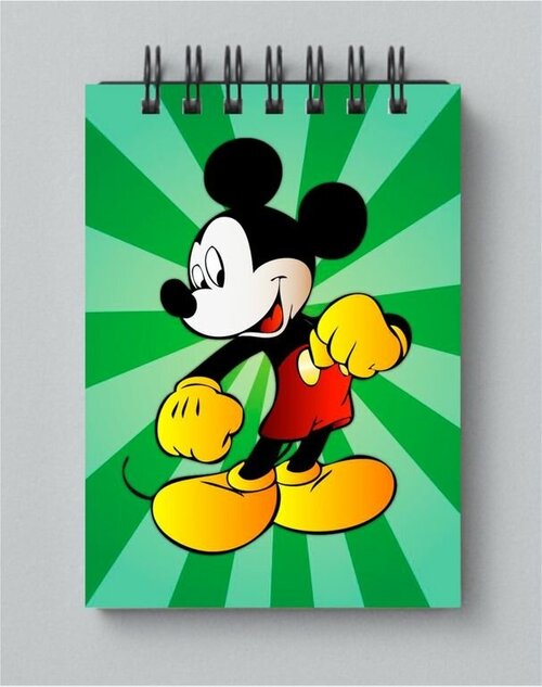 Блокнот Mickey Mouse, Микки Маус №10, Размер А6: 10 на 15 см