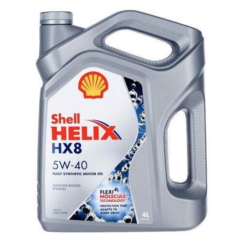 Масло моторное Shell Helix ECO (550051529), синтектика, 5W-40, 8л (комплект)