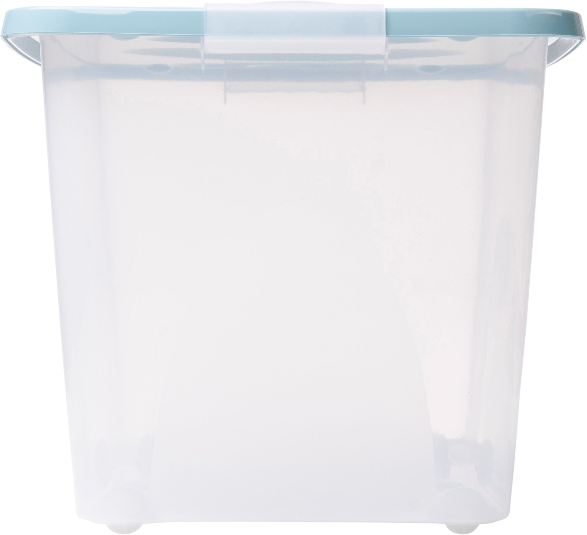 Ящик Астело пластик с крышкой на колесах цвет прозрачный 60x40.4x36 см - фотография № 10