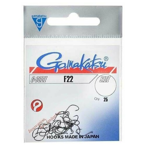 фото Крючок gamakatsu hook f22 (black) №14