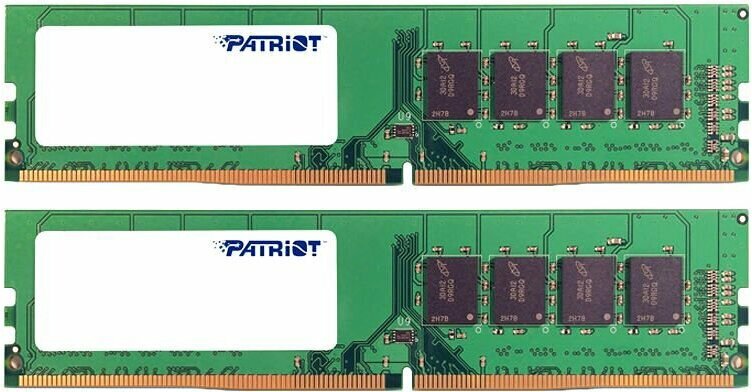 Модуль памяти Patriot Memory DDR4 DIMM 2666MHz PC-21300 CL19 - 16Gb KIT (2x8Gb) PSD416G2666K