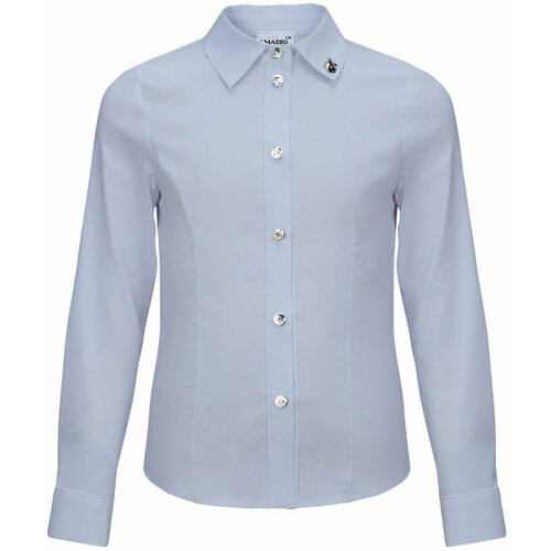 Блузка для девочки Stylish Amadeo AB-100 голубая